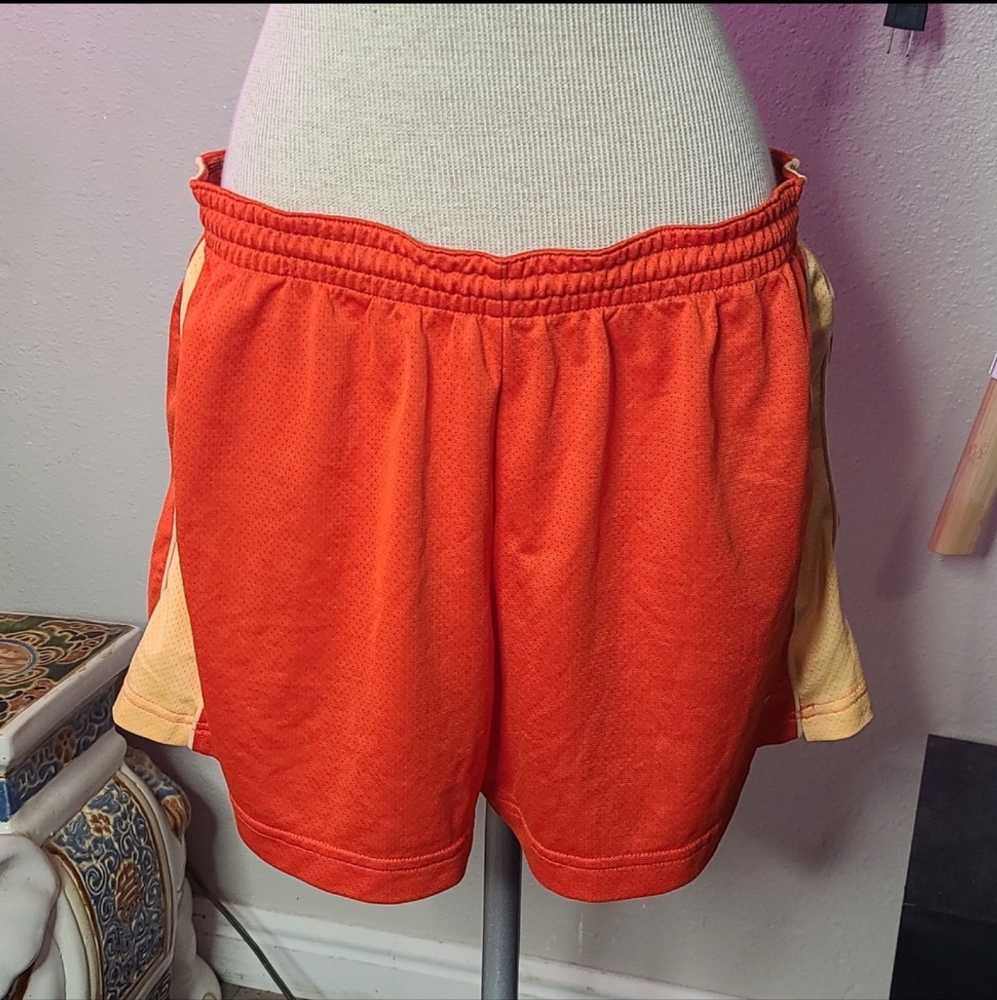 Orange Nike Athletic Shorts